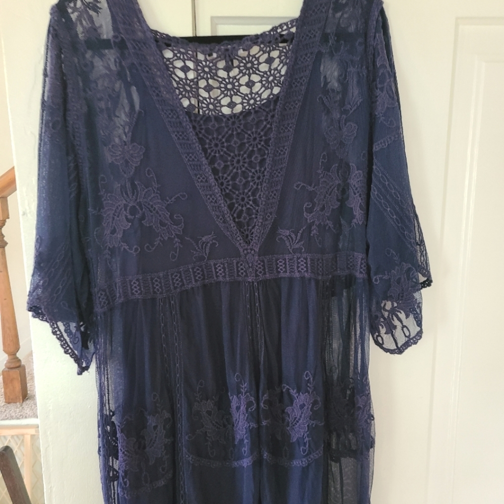 *Brand New* Lacey Indigo Dress
